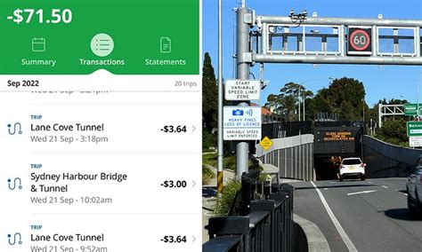 lane cove tunnel toll charges